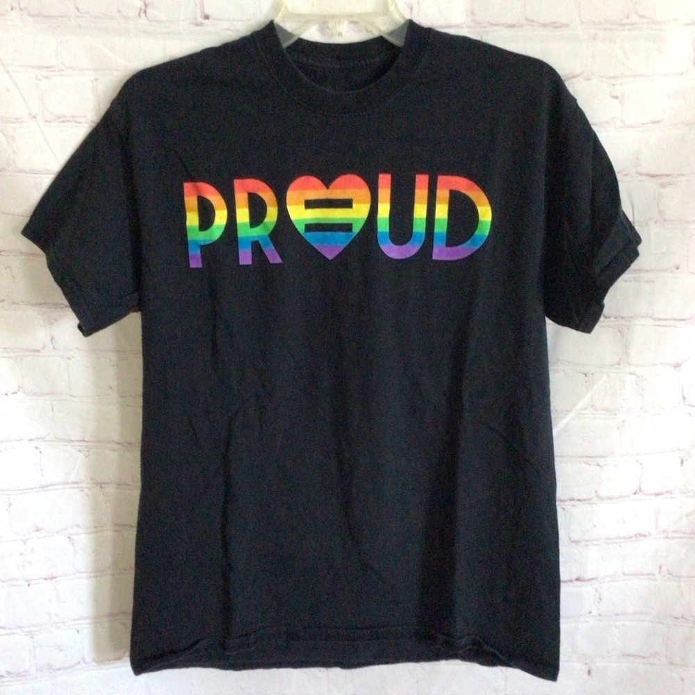 Spencer’s PROUD Equality Rainbow Pride Short Sleeve Top - Size Medium